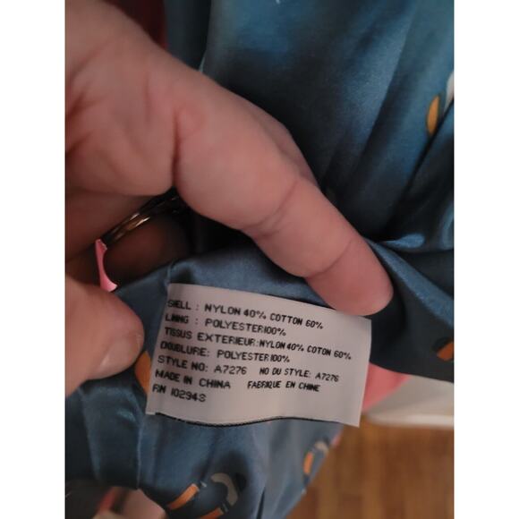 Tulle Anthropologie Small Pink Button Down Trench Coat Belted Rain Jacket - Picture 10 of 10